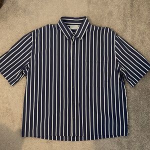 Mens short sleeve button up